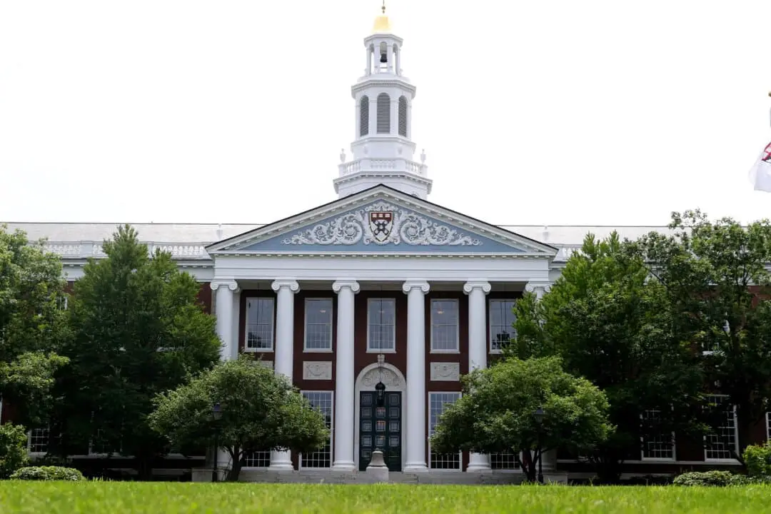 Vista del campus de Harvard Business School el 8 de julio de 2020 en Cambridge, Massachusetts. (Foto de Maddie Meyer/Getty Images)