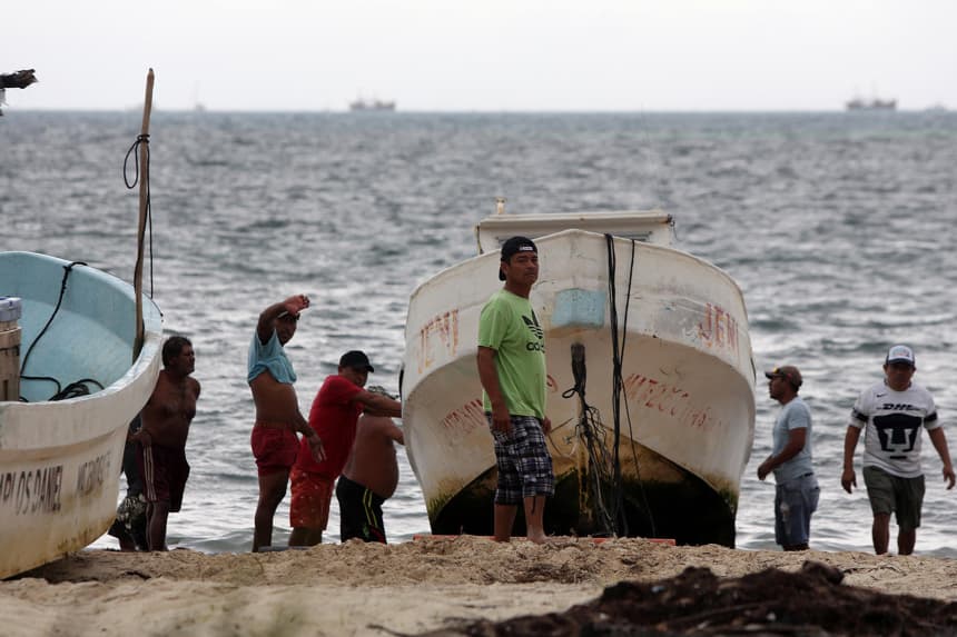 El SMN ha precisado que a las 06:15 horas (12:15 GMT) Alvin se localizó a 445 kilómetros al suroeste de Playa Pérula, Jalisco, y a 665 kilómetros al sur-sureste de Cabo San Lucas, Baja California Sur. Imagen de archivo. EFE/ Alonso Cupul
