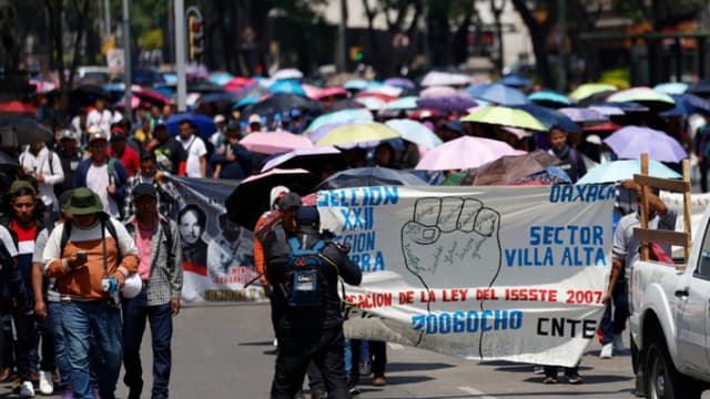 Maestros mexicanos suman 15 días de protestas tras no alcanzar acuerdo con Gobierno