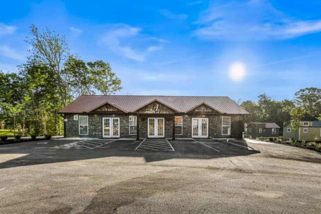 El hotel Sojourn Lodging en Sevierville, Tennessee. (Fotografía de Gabriella Reggetti).
