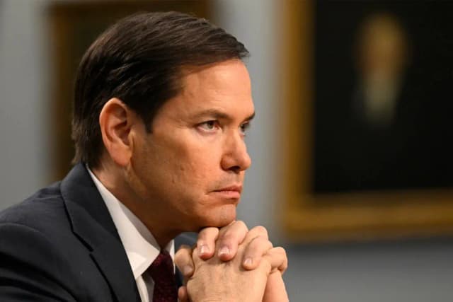 El secretario de Estado Marco Rubio testifica ante el Comité de Asignaciones de la Cámara de Representantes | Subcomité de Seguridad Nacional, Departamento de Estado y Programas Relacionados en el edificio oficinas Rayburn de la Cámara de Representantes en Washington el 21 de mayo de 2025. (John McDonnell/Getty Images)
