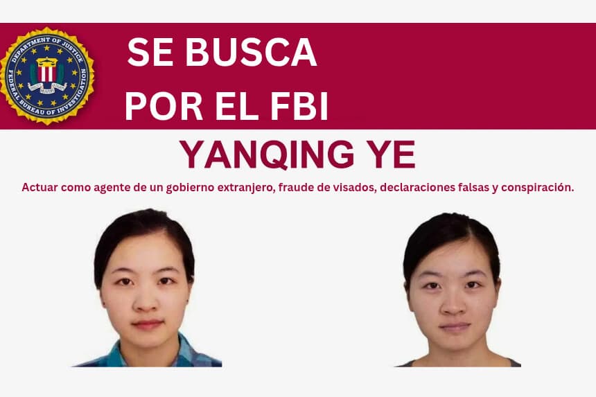 El 28 de enero de 2020, se emitió una orden de arresto federal contra Ye Yanqing, teniente del Ejército Popular de Liberación, en la corte de distrito de los Estados Unidos para el distrito de Massachusetts, en Boston. Ye fue acusada en 2020 de fraude de visa por supuestamente mentir en su solicitud de visa J-1 al identificarse como estudiante y no revelar que estaba prestando servicio militar. (FBI).