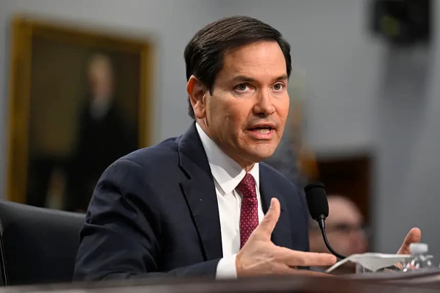 El secretario de Estado, Marco Rubio, foto tomada el 21 de mayo de 2025 en Washington, DC. (John McDonnell/Getty Images)