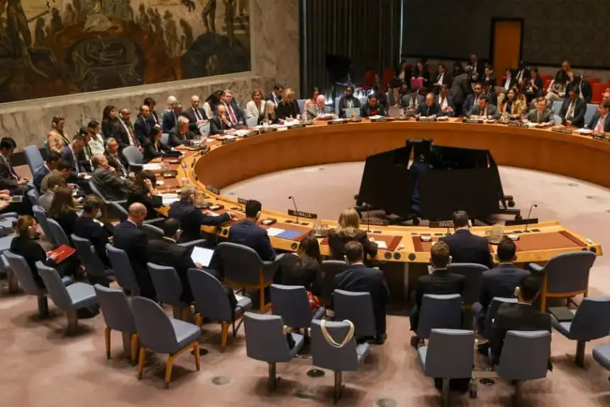 Colombia es elegida por la Asamblea General de la ONU para ocupar, en representación de América Latina y Caribe, un puesto rotatorio en el Consejo de Seguridad. Imagen de archivo. EFE/EPA/Sarah Yenesel 