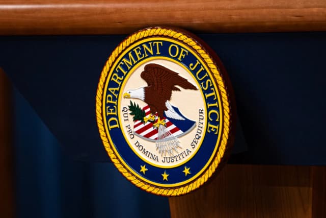 El Departamento de Justicia en Washington, el 12 de febrero de 2025. (Madalina Vasiliu/The Epoch Times)