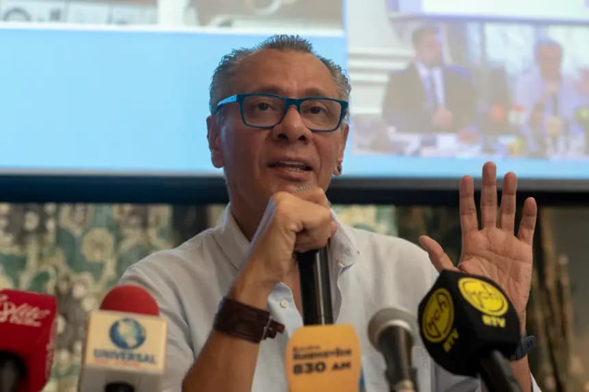 Foto de archivo de Jorge Glas, exvicepresidente de Ecuador durante el mandato presidencial de Rafael Correa (2007-2017). EFE/Mauricio Torres
