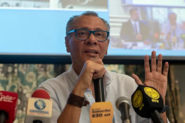 Foto de archivo de Jorge Glas, exvicepresidente de Ecuador durante el mandato presidencial de Rafael Correa (2007-2017). EFE/Mauricio Torres
