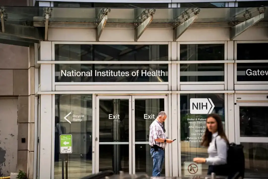 Los Institutos Nacionales de Salud en Bethesda, Maryland, el 30 de mayo de 2024. (Madalina Vasiliu/The Epoch Times)
