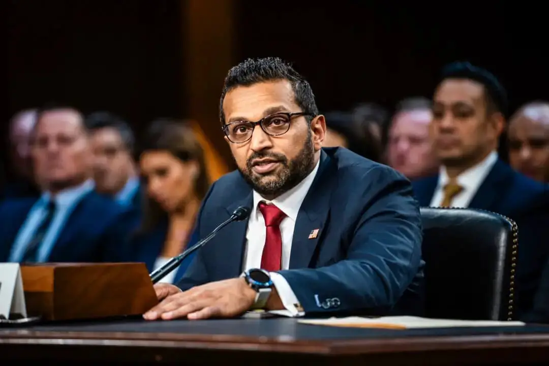 Kash Patel, entonces candidato a director del FBI, testifica ante el Comité Judicial del Senado en el Capitolio, en Washington, el 30 de enero de 2025. (Madalina Vasiliu/The Epoch Times)
