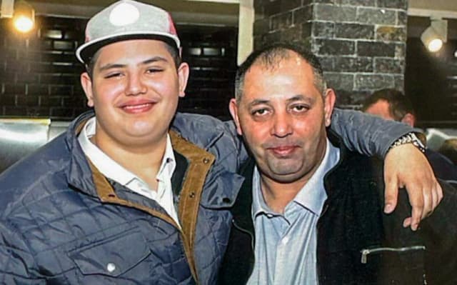 Shachar Levi y su padre Eitan.