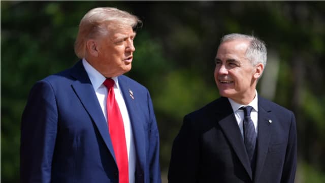 Lo que Carney le dice públicamente a Trump en el primer día de la cumbre del G7