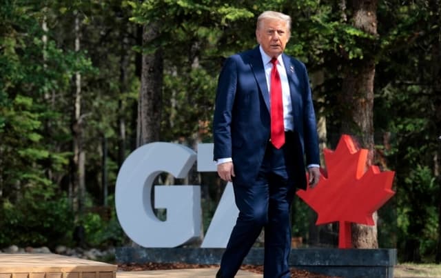 Trump abandona anticipadamente la cumbre del G7 para centrarse en Medio Oriente, según la Casa Blanca