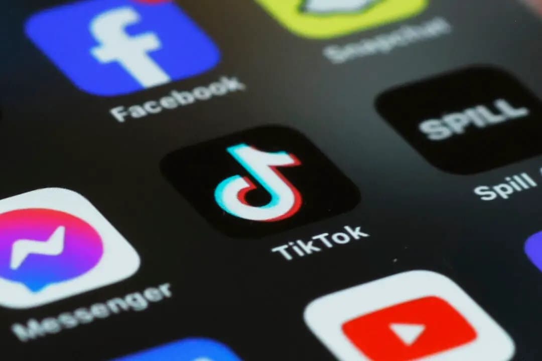 La aplicación TikTok se ve en un teléfono en la ciudad de Nueva York el 13 de marzo de 2024. (Ilustración fotográfica de Michael M. Santiago/Getty Images)

