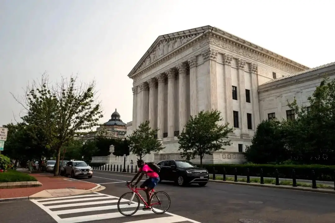 La Corte Suprema de Estados Unidos en Washington, el 3 de junio de 2025. (Madalina Vasiliu/The Epoch Times)
