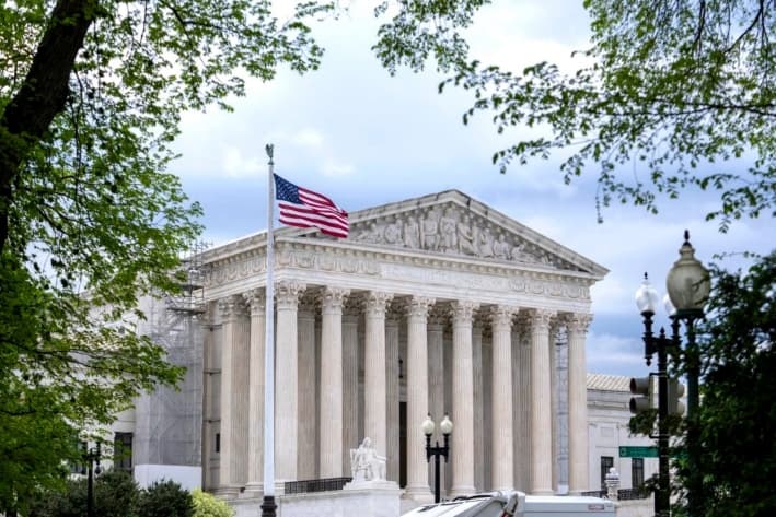 La Corte Suprema en Washington, el 25 de abril de 2024. (J. Scott Applewhite/AP Photo)
