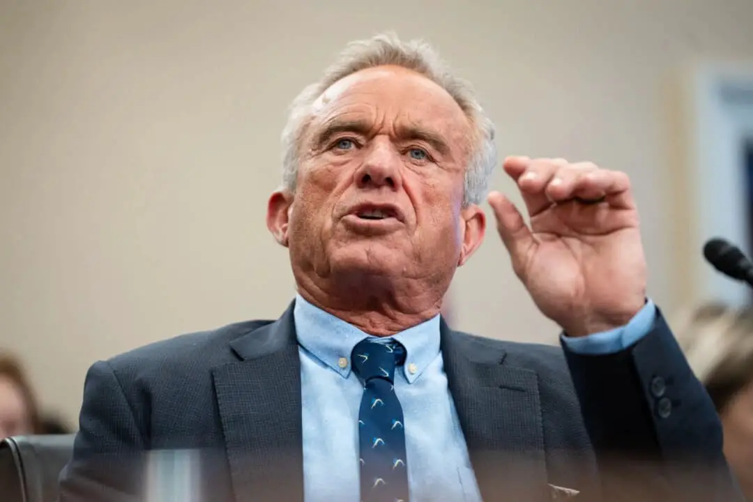 El secretario de Salud Robert F. Kennedy Jr. en Washington, en una imagen de archivo. (Madalina Vasiliu/The Epoch Times).