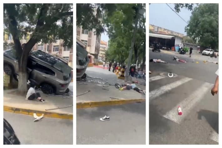 Varios niños murieron por coche que atropelló a multitud cerca de escuela en Beijing, según testigos