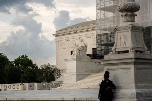 La Corte Suprema de Estados Unidos en Washington, el 25 de junio de 2025. (Madalina Kilroy/The Epoch Times)