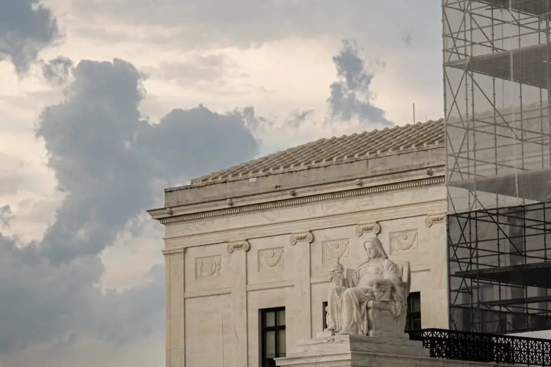 La Corte Suprema en Washington el 25 de junio de 2025. (Madalina Kilroy/The Epoch Times)