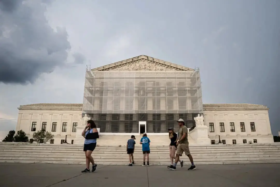 La Corte Suprema de Estados Unidos en Washington, el 25 de junio de 2025. (Madalina Kilroy/The Epoch Times)