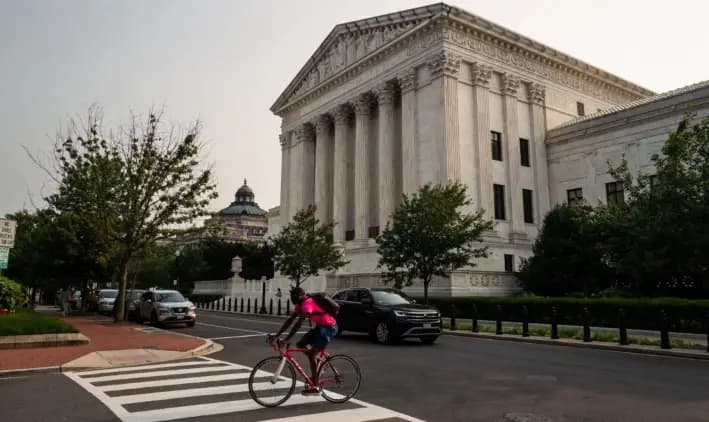 La Corte Suprema de Estados Unidos en Washington, el 3 de junio de 2025. (Madalina Vasiliu/The Epoch Times)
