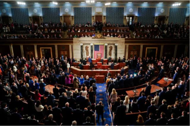 La Cámara de Representantes de los Estados Unidos se reúne para la primera sesión del 119.º Congreso en Washington el 3 de enero de 2025. (Madalina Vasiliu/The Epoch Times)