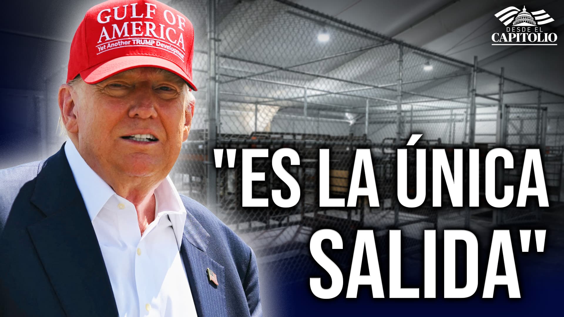 El nuevo "Alcatraz": Trump inaugura centro de detención para acelerar deportaciones