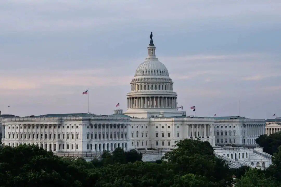 El edificio del Capitolio de Estados Unidos el 1 de julio de 2025. (Madalina Kilroy/The Epoch Times)
