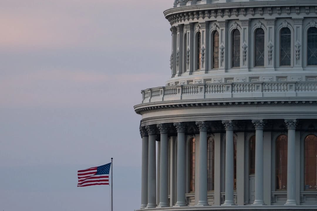 El edificio del Capitolio de Estados Unidos el 1 de julio de 2025. (Madalina Kilroy/The Epoch Times)
