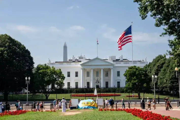 La Casa Blanca el 1 de julio de 2025. (Madalina Kilroy/The Epoch Times)
