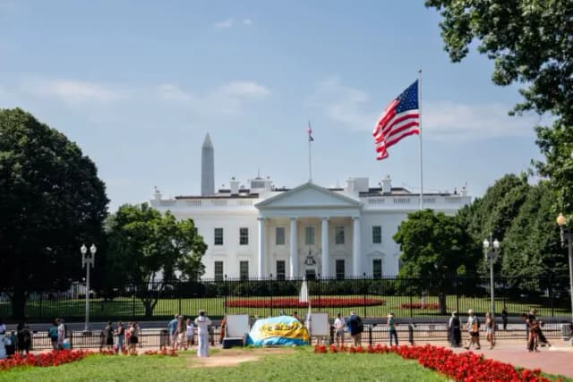 La Casa Blanca el 1 de julio de 2025. (Madalina Kilroy/The Epoch Times)