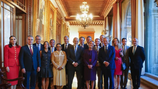 Claudia Sheinbaum se reúne con empresarios para dialogar acerca del "Plan México"