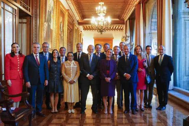 Claudia Sheinbaum se reúne con empresarios para dialogar acerca del "Plan México"