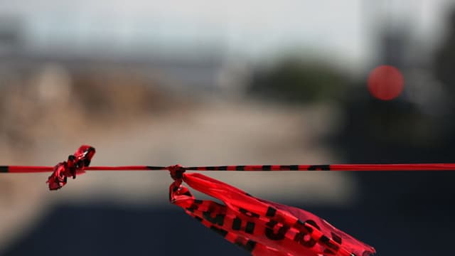 Cinta policial. (HERIKA MARTÍNEZ/AFP a través de Getty Images)