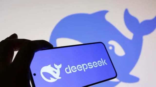 El logotipo de DeepSeek, en esta ilustración tomada el 29 de enero de 2025. (Dado Ruvic/Reuters)