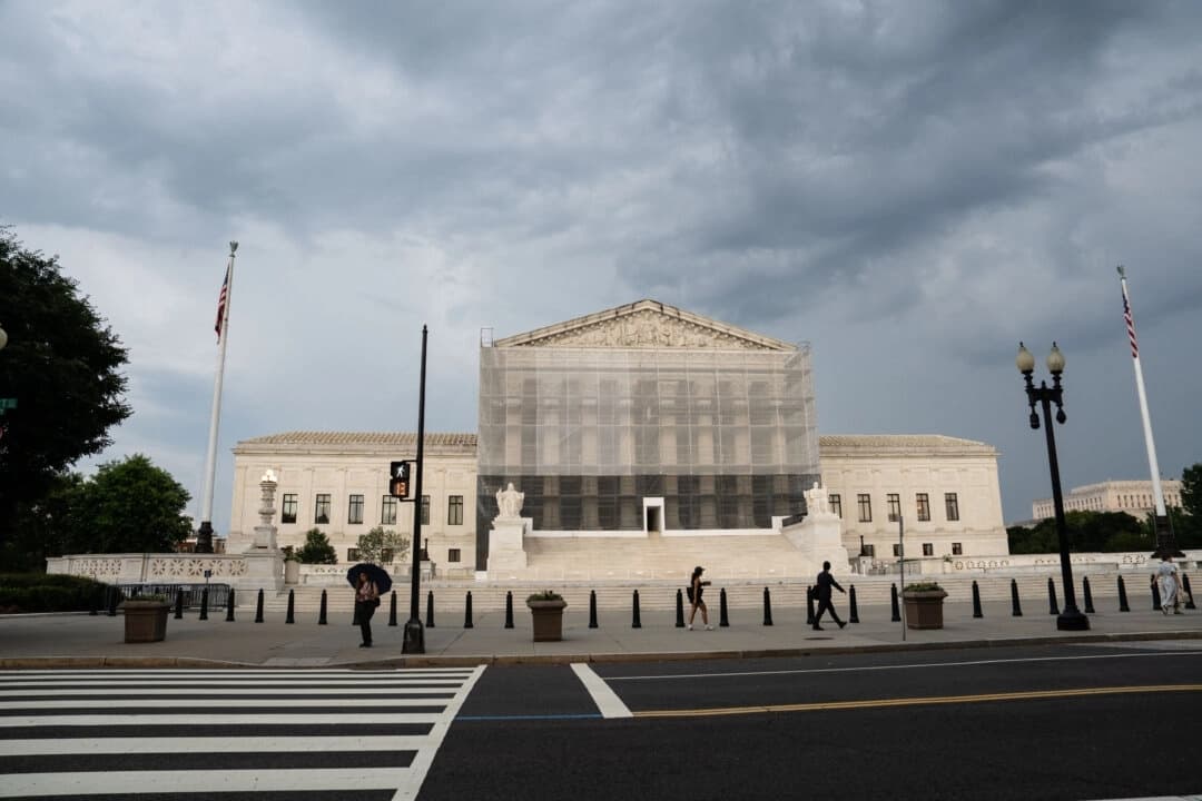 El edificio de la Corte Suprema de Estados Unidos en Washington, el 25 de junio de 2025. (Madalina Kilroy/The Epoch Times)