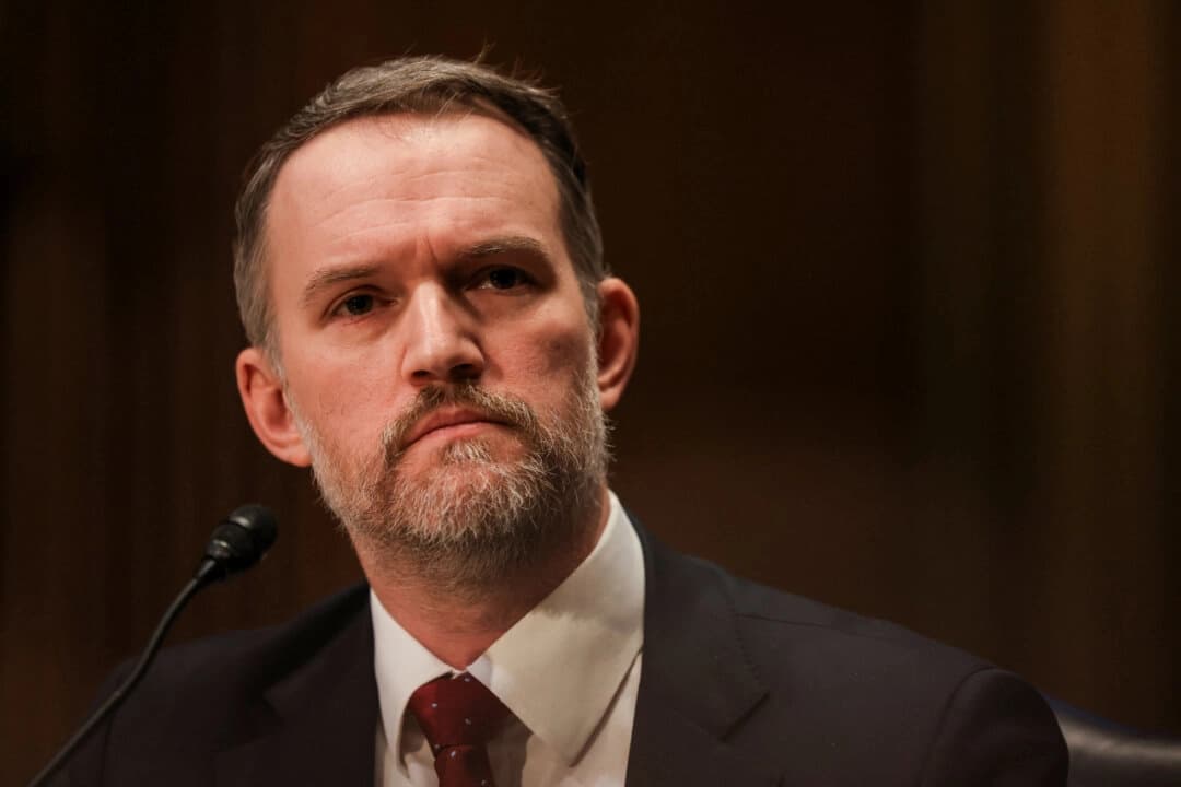 El representante comercial de Estados Unidos, Jamieson Greer, en el Capitolio, en Washington, el 8 de abril de 2025. (Kevin Mohatt/Foto de archivo/Reuters).