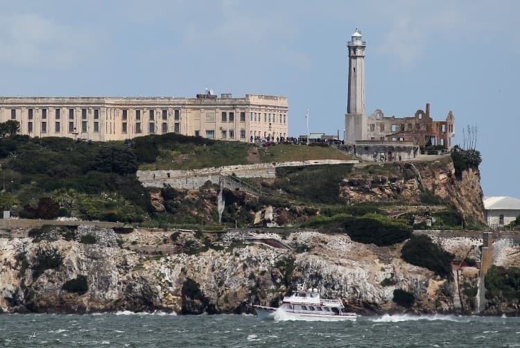 Alcatraz, la antigua prisión de San Francisco, el 7 de abril de 2011. (Justin Sullivan/Getty Images)