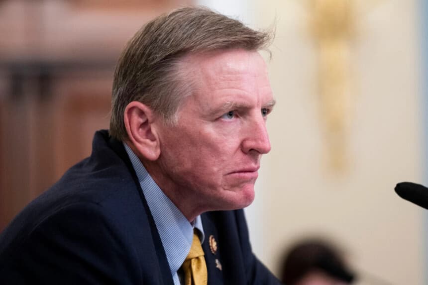 El representante Paul Gosar (republicano por Arizona) durante una audiencia en el Capitolio en Washington, en una fotografía de archivo. Bill Clark/Pool/Getty Images