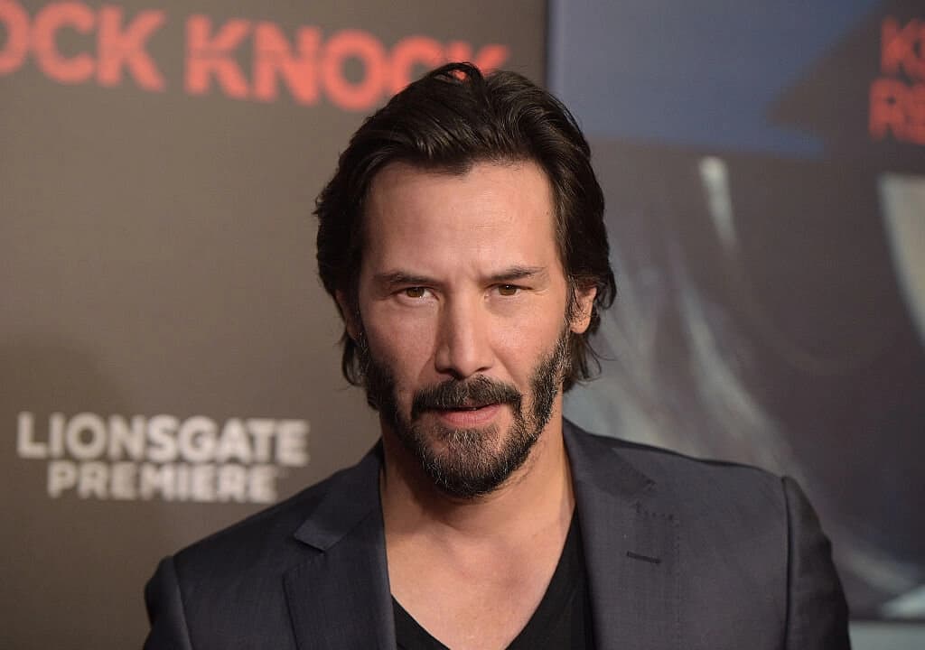 El actor Keanu Reeves asiste al estreno de "Knock Knock" en el TCL Chinese Theatre de Hollywood, California, el 7 de octubre de 2015. (Jason Kempin/Getty Images)