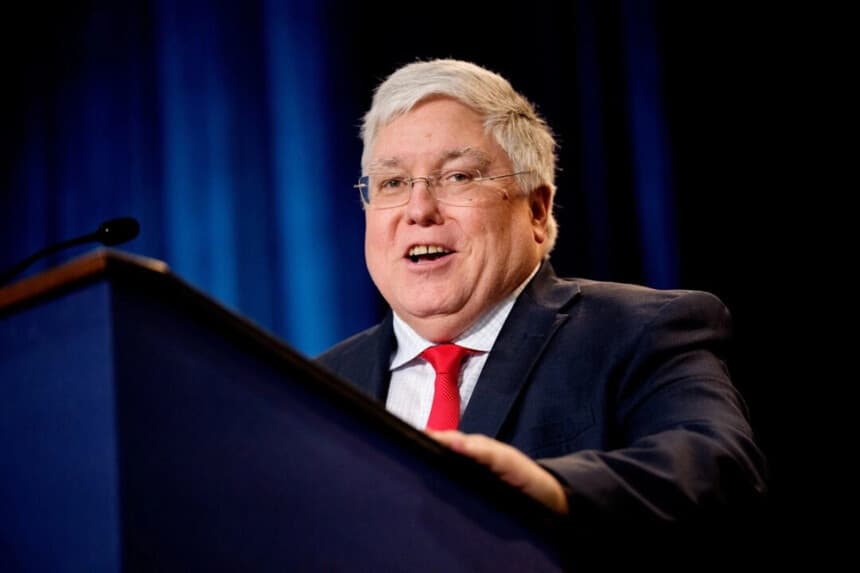 El gobernador de Virginia Occidental, Patrick Morrisey, en Washington, en una foto de archivo. Andrew Harnik/Getty Images