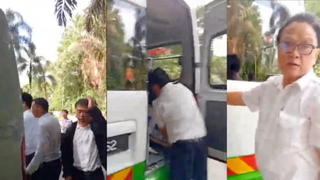 Individuos que se hacen pasar por policías chinos roban stand de Falun Gong en Malasia, según video
