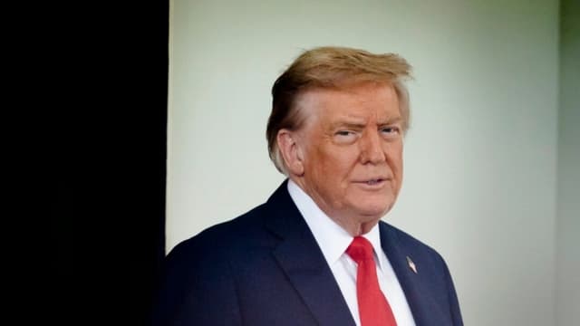 El presidente Donald Trump en la Casa Blanca el 18 de agosto de 2025. (Madalina Kilroy/The Epoch Times)
