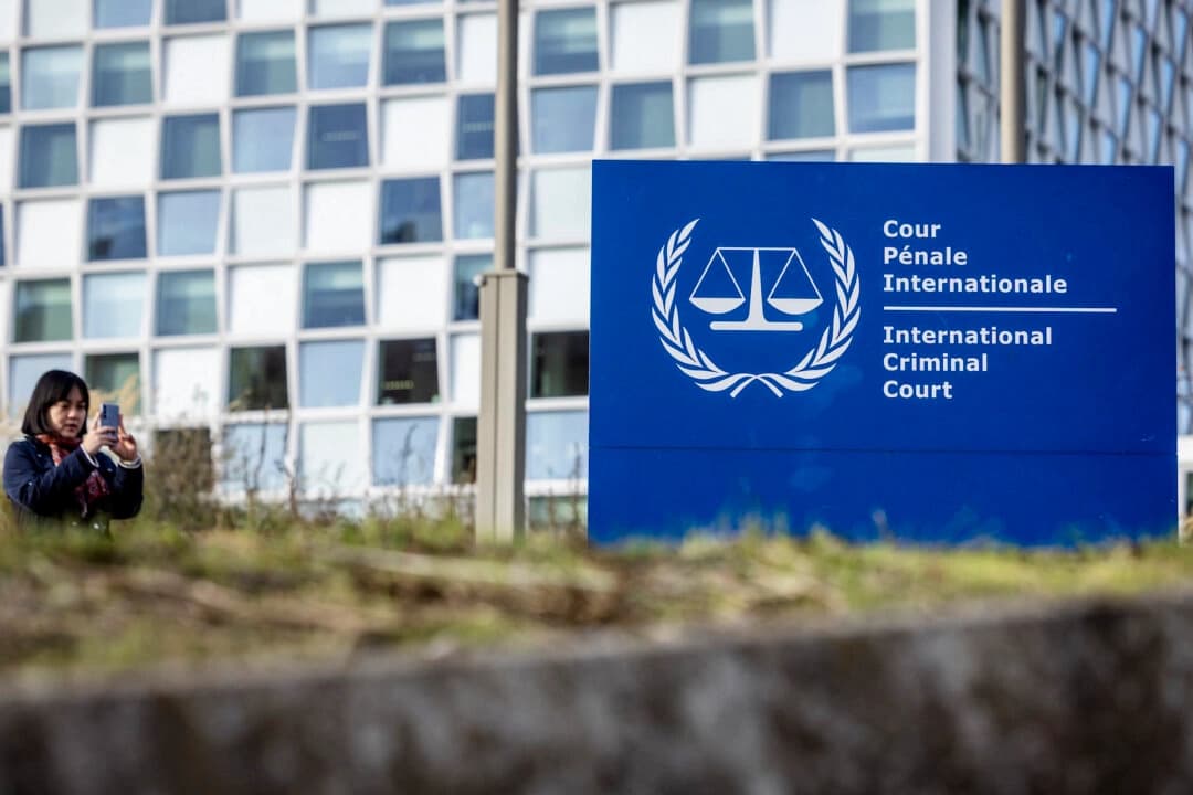 El edificio de la Corte Penal Internacional en La Haya, Países Bajos, el 21 de noviembre de 2024. (Laurens Van Putten/ANP/AFP a través de Getty Images)