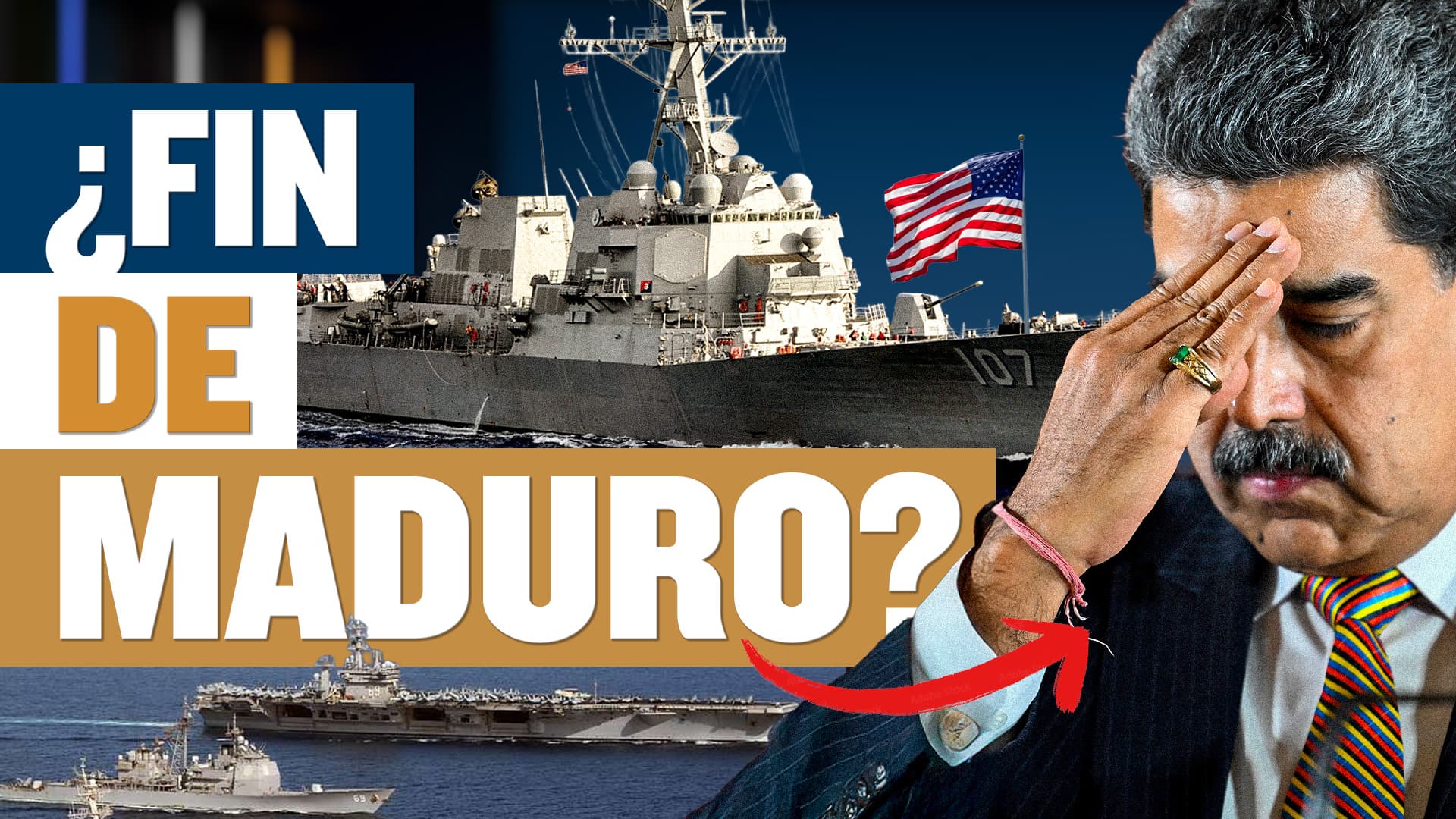 Trump acorrala a Maduro: buques de guerra frente a Venezuela
