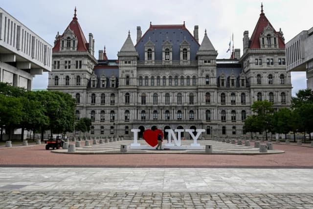 El Capitolio de Nueva York en Albany, Nueva York, el 20 de junio de 2023. (Hans Pennink/AP Photo)