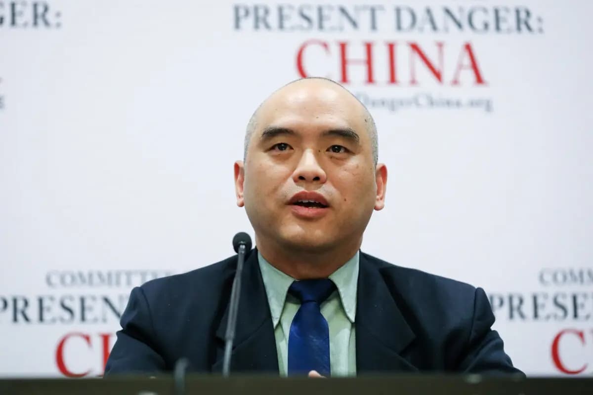 El Dr. Sean Lin habla durante un debate organizado por el Comité sobre el Peligro Actual: China en la convención CPAC en National Harbor, Maryland, el 27 de febrero de 2020. (Samira Bouaou/The Epoch Times)