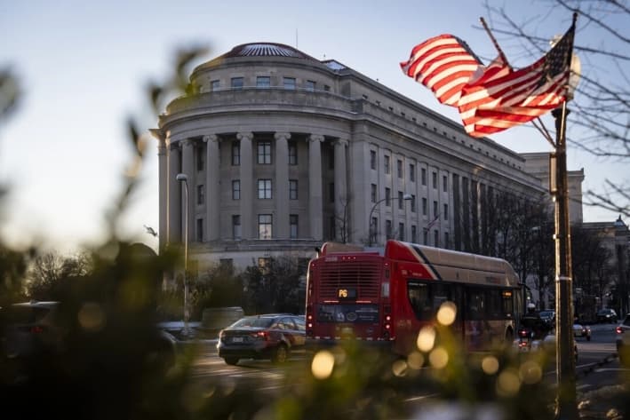 La Comisión Federal de Comercio, en Washington, el 9 de enero de 2025. (Madalina Vasiliu/The Epoch Times)