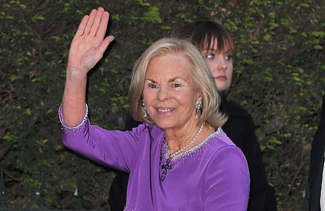 Katharine, duquesa de Kent, asiste a una cena de gala previa a la boda celebrada en el Mandarin Oriental Hyde Park el 28 de abril de 2011 en Londres, Inglaterra. (Pascal Le Segretain/Getty Images)