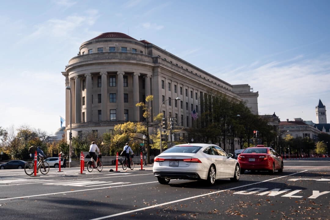 La Comisión Federal de Comercio en Washington el 18 de noviembre de 2024. (Madalina Vasiliu/The Epoch Times)
